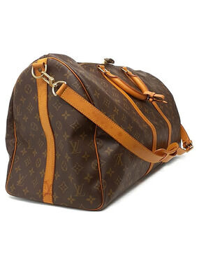 Louis Vuitton Bandouliere Monogram Keepall Bag Brown